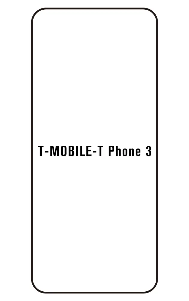 T-Mobile T Phone 3 Přední Hydrogel ochranná fólie