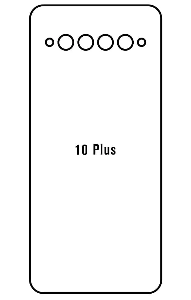 TCL 10 Plus Zadní Hydrogel ochranná fólie