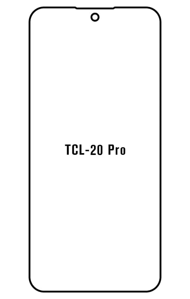 TCL 20 Pro 5G Přední Hydrogel ochranná fólie