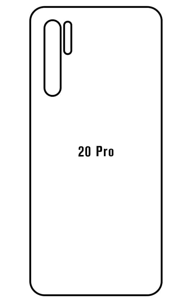 TCL 20 Pro 5G Zadní Hydrogel ochranná fólie