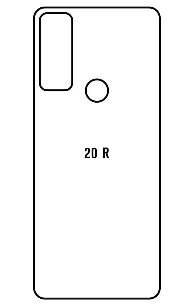 TCL 20 R 5G Zadní Hydrogel ochranná fólie