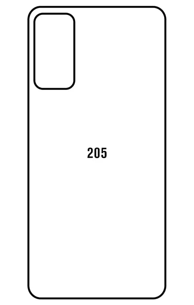 TCL 205 Zadní Hydrogel ochranná fólie