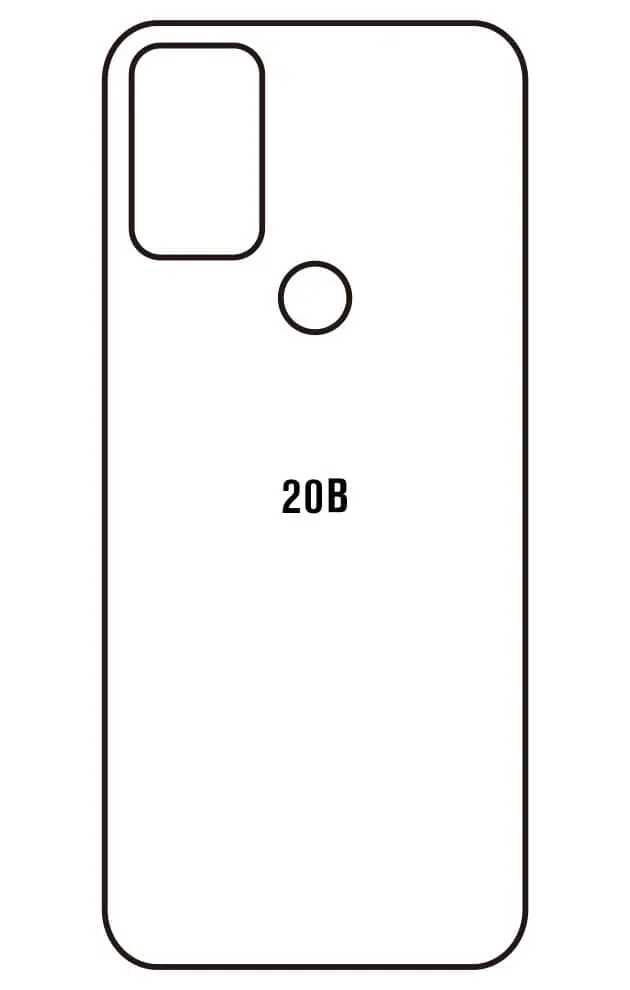 TCL 20B Zadní Hydrogel ochranná fólie