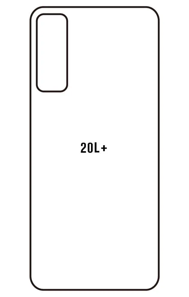 TCL 20L+ Zadní Hydrogel ochranná fólie