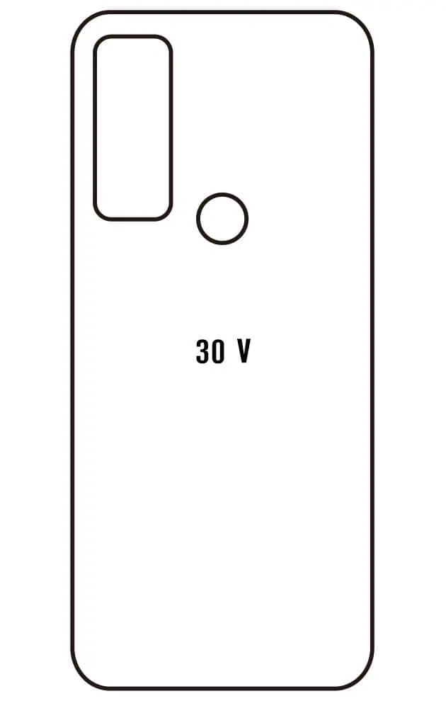 TCL 30 V 5G Zadní Hydrogel ochranná fólie