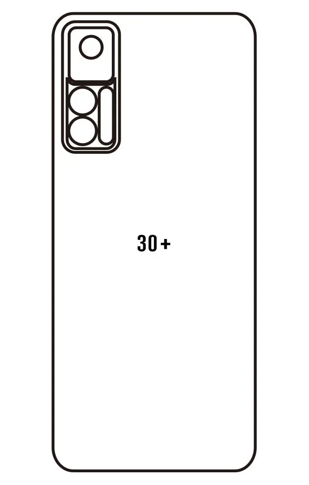 TCL 30+ Zadní Hydrogel ochranná fólie