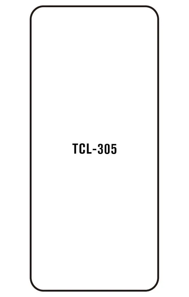 TCL 305 Přední Hydrogel ochranná fólie
