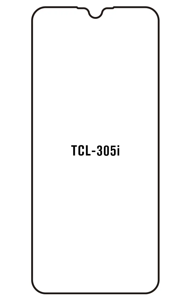 TCL 305i Přední Hydrogel ochranná fólie