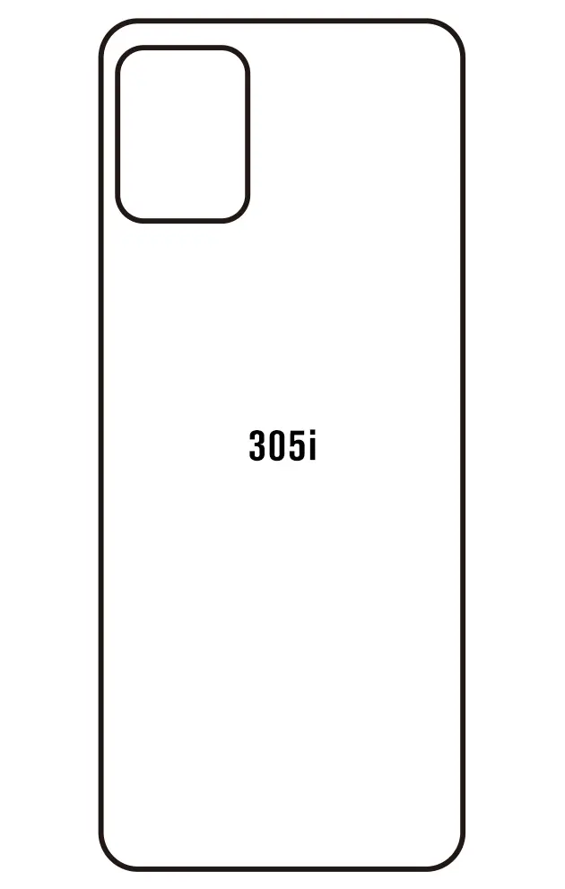 TCL 305i Zadní Hydrogel ochranná fólie