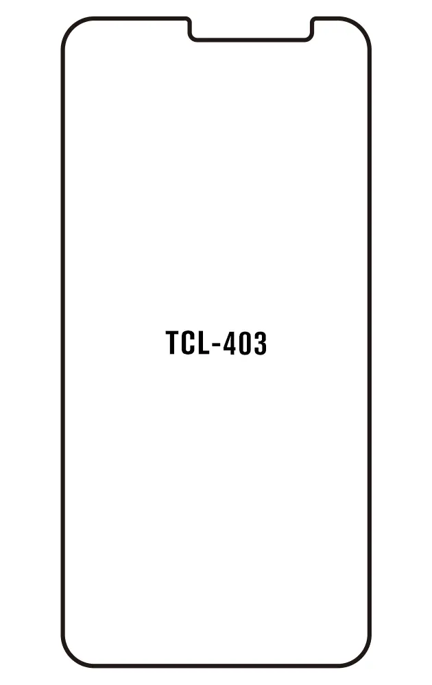 TCL 403 Přední Hydrogel ochranná fólie
