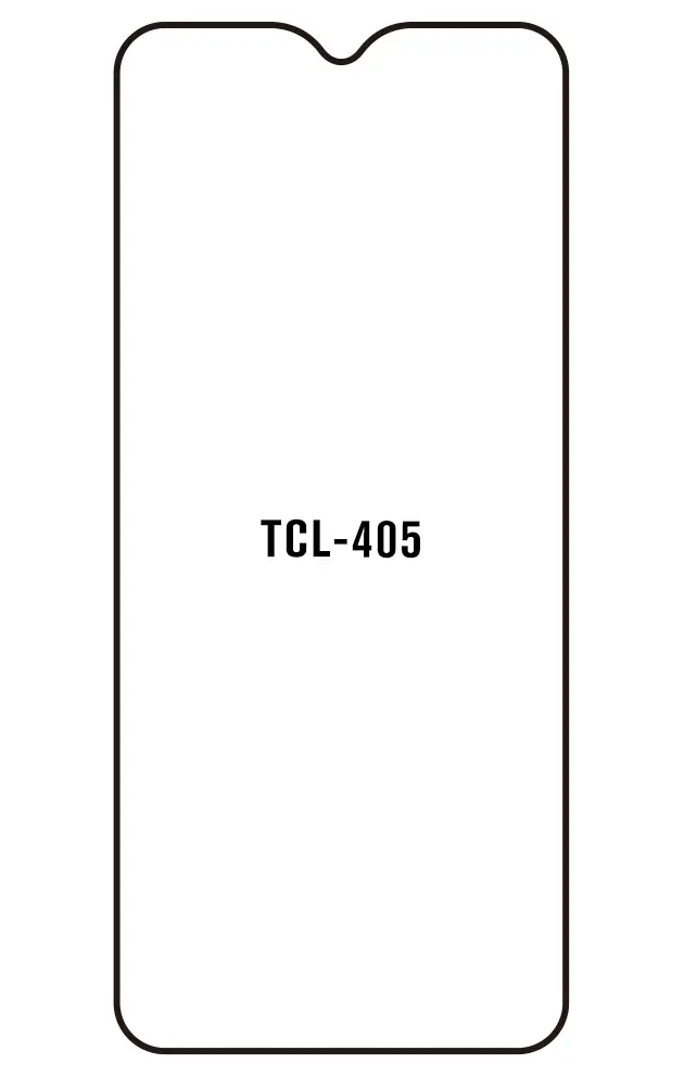TCL 405 Přední Hydrogel ochranná fólie