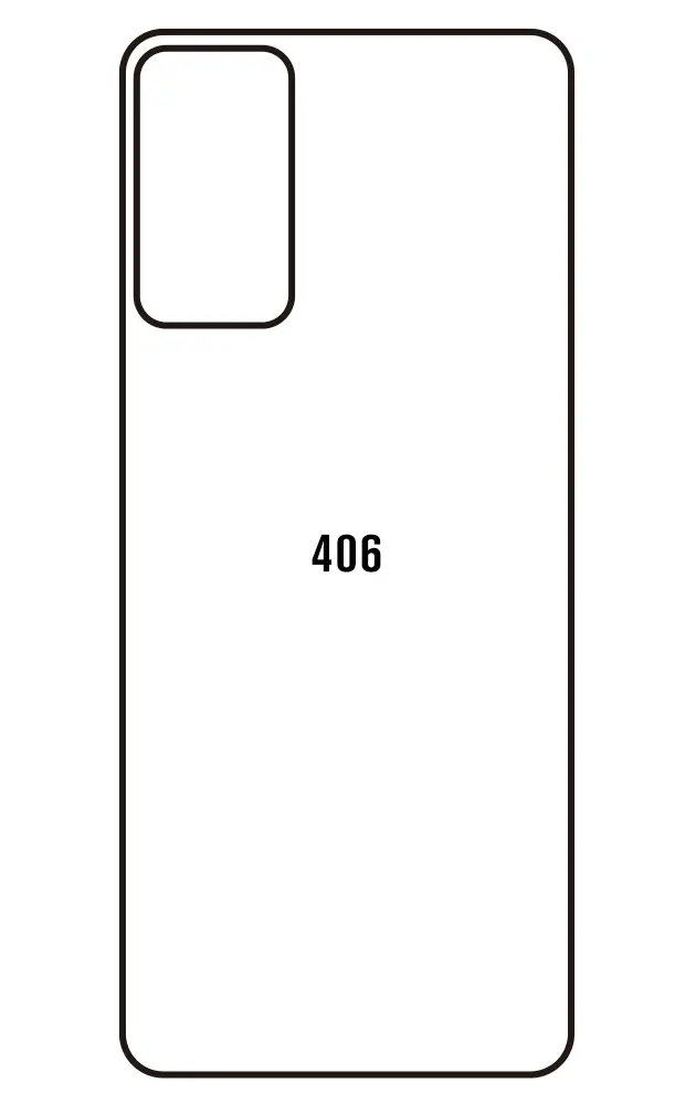 TCL 406 Zadní Hydrogel ochranná fólie