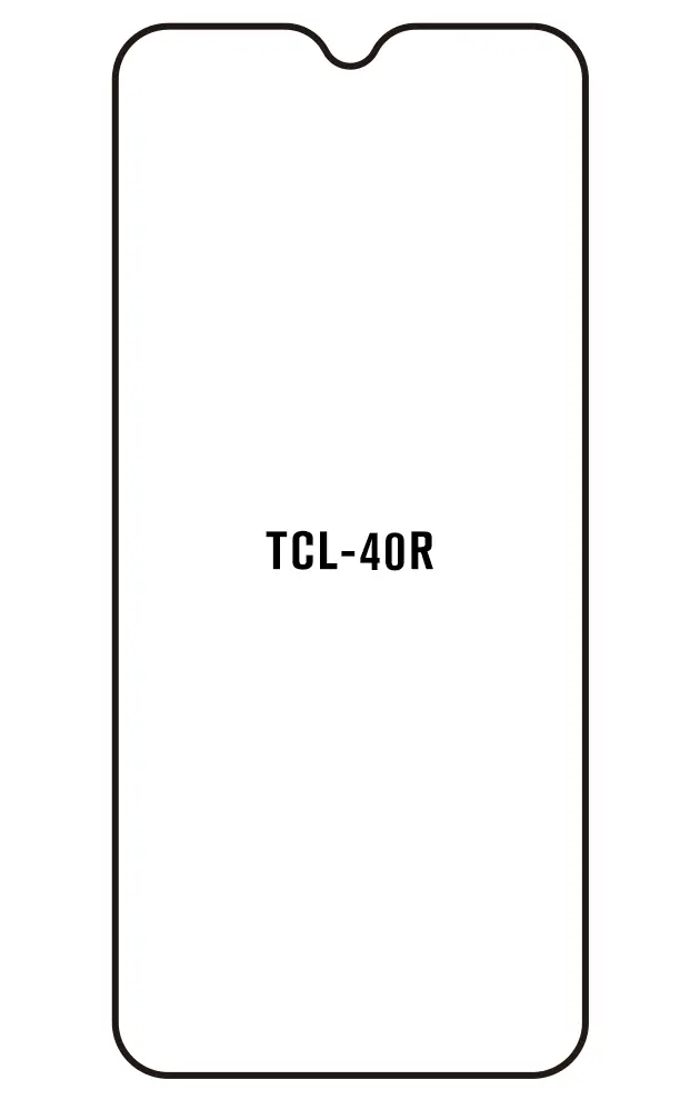 TCL 40R Přední Hydrogel ochranná fólie