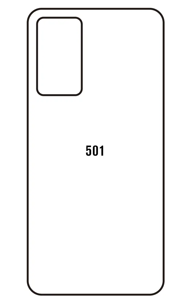 TCL 501 Zadní Hydrogel ochranná fólie