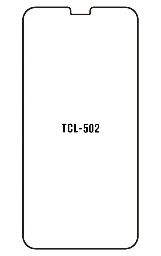 TCL 502 Přední Hydrogel ochranná fólie