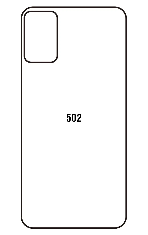TCL 502 Zadní Hydrogel ochranná fólie
