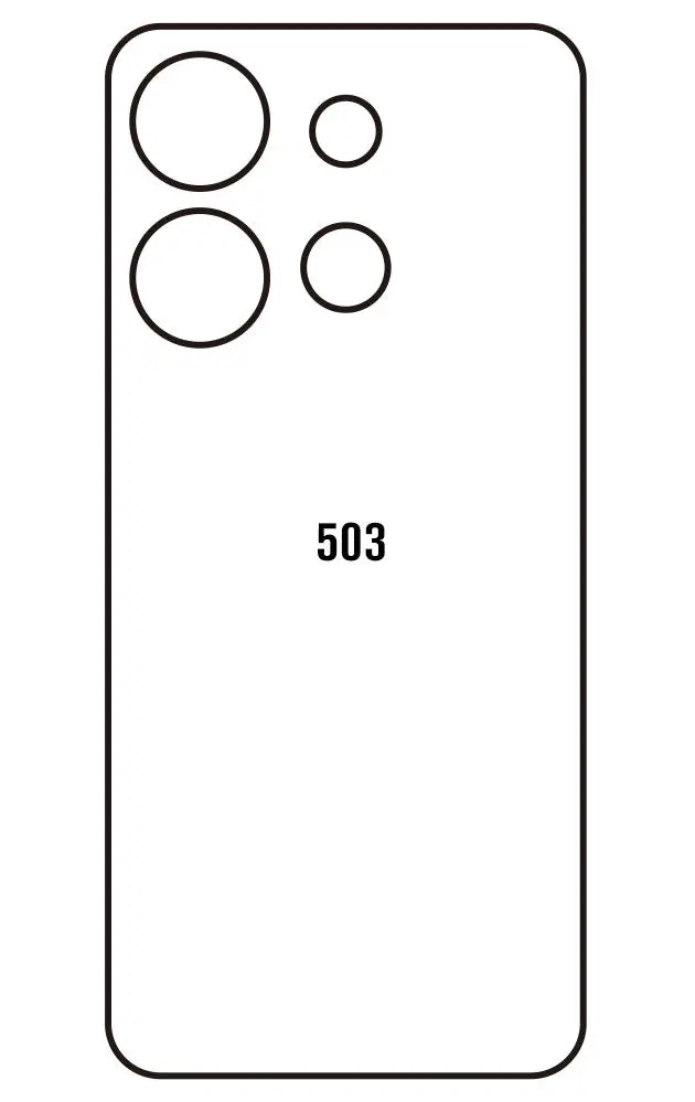 TCL 503 Zadní Hydrogel ochranná fólie