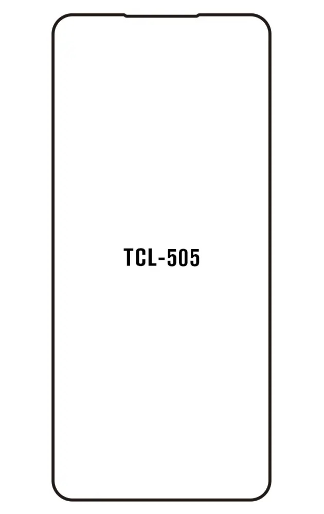 TCL 505 Přední Hydrogel ochranná fólie