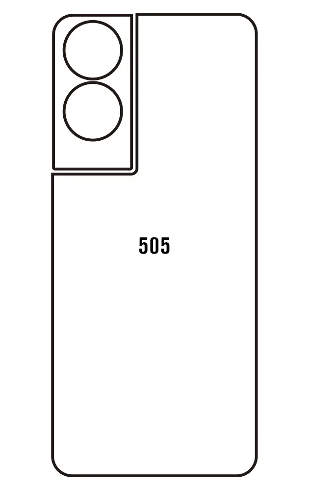 TCL 505 Zadní Hydrogel ochranná fólie