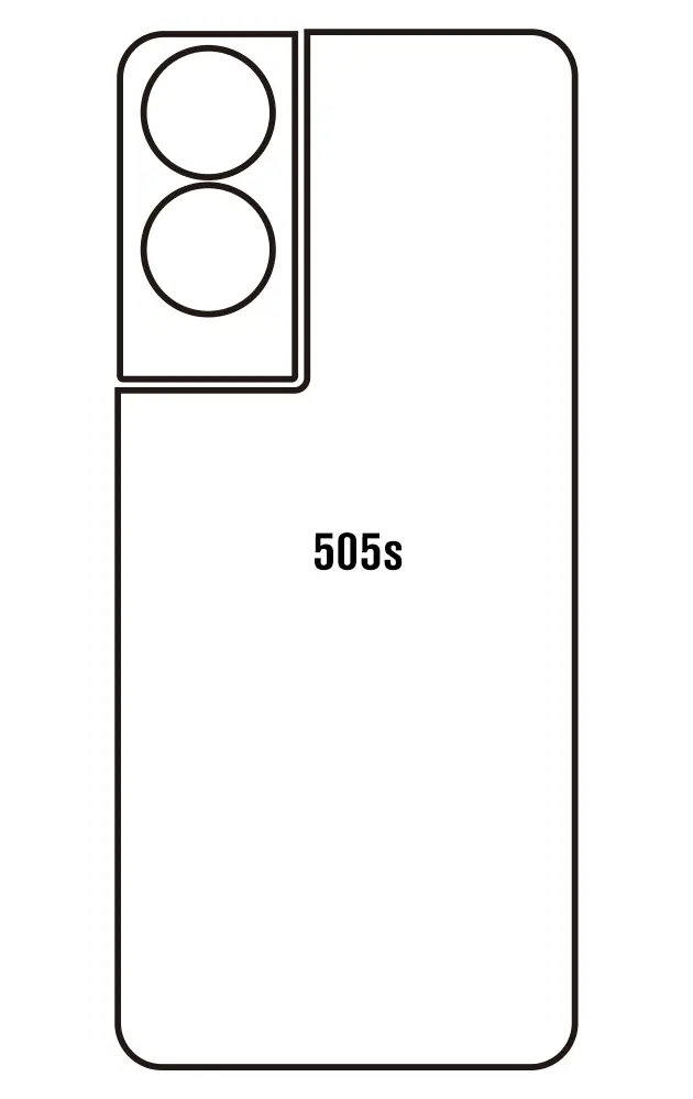 TCL 505s Zadní Hydrogel ochranná fólie