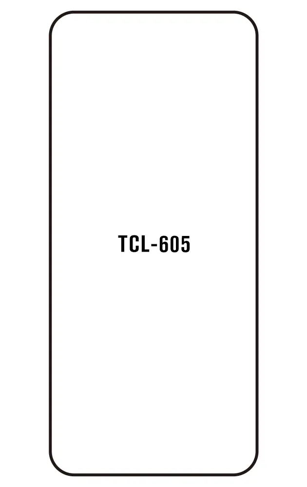 TCL 605 Přední Hydrogel ochranná fólie