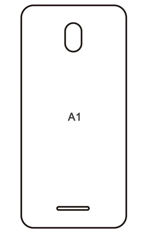 TCL A1 Zadní Hydrogel ochranná fólie