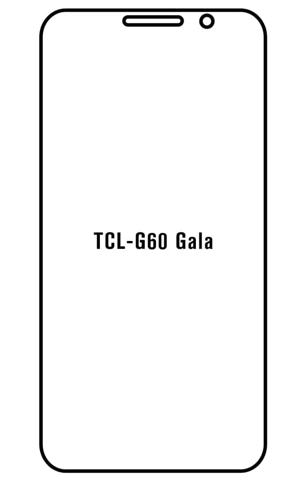 TCL G60 Gala Přední Hydrogel ochranná fólie