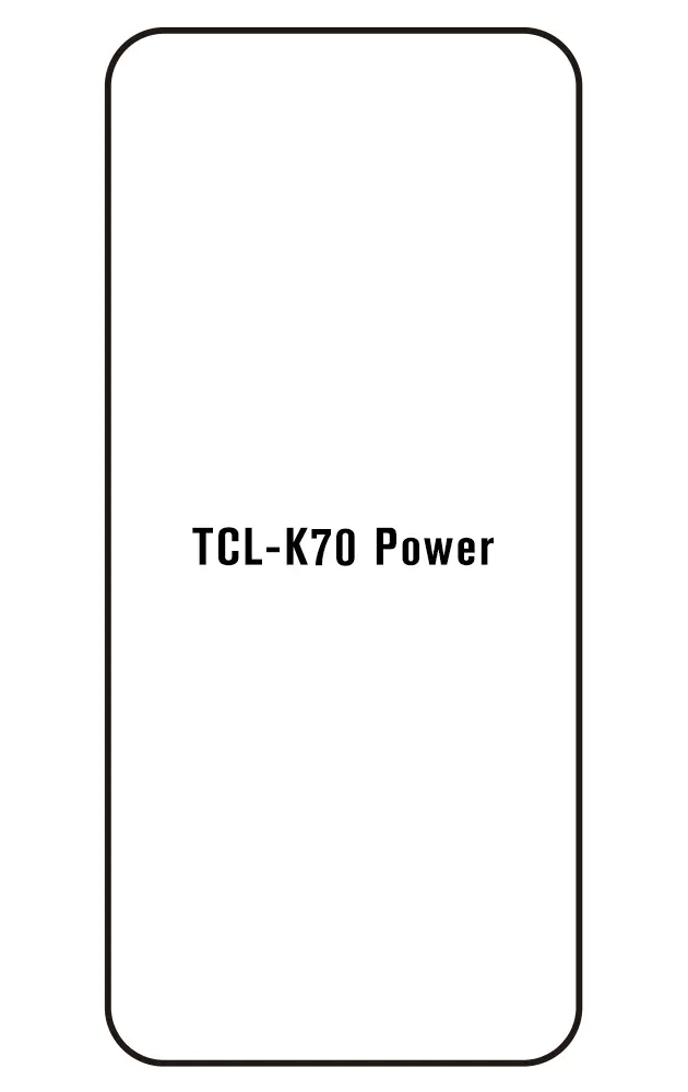 TCL K70 Power Přední Hydrogel ochranná fólie