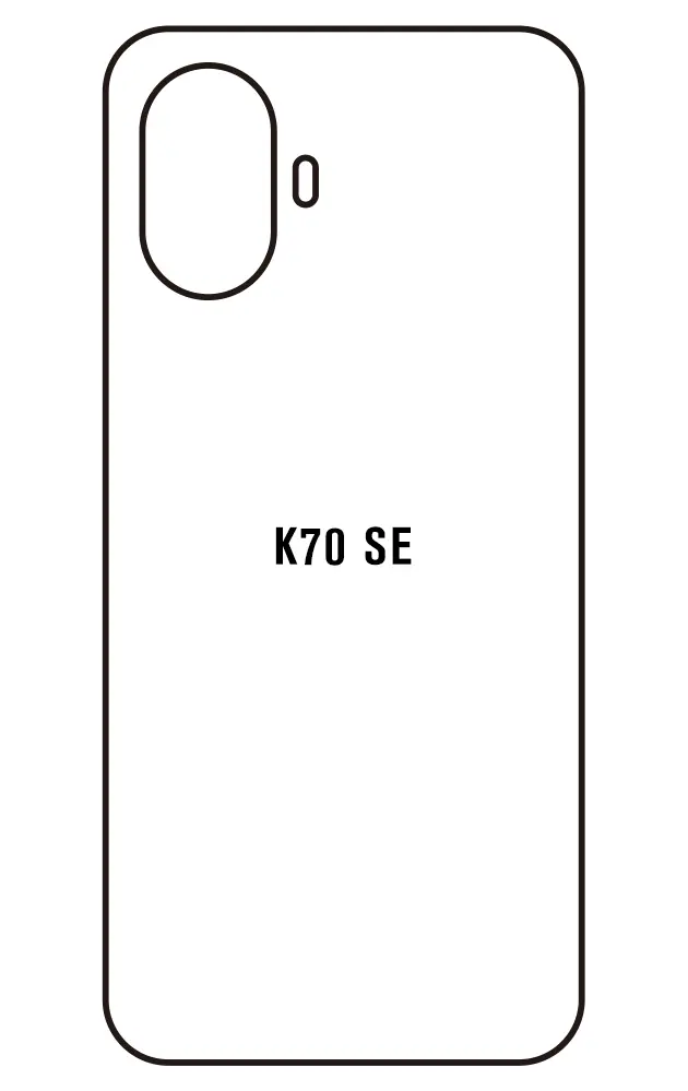 TCL K70 SE Zadní Hydrogel ochranná fólie