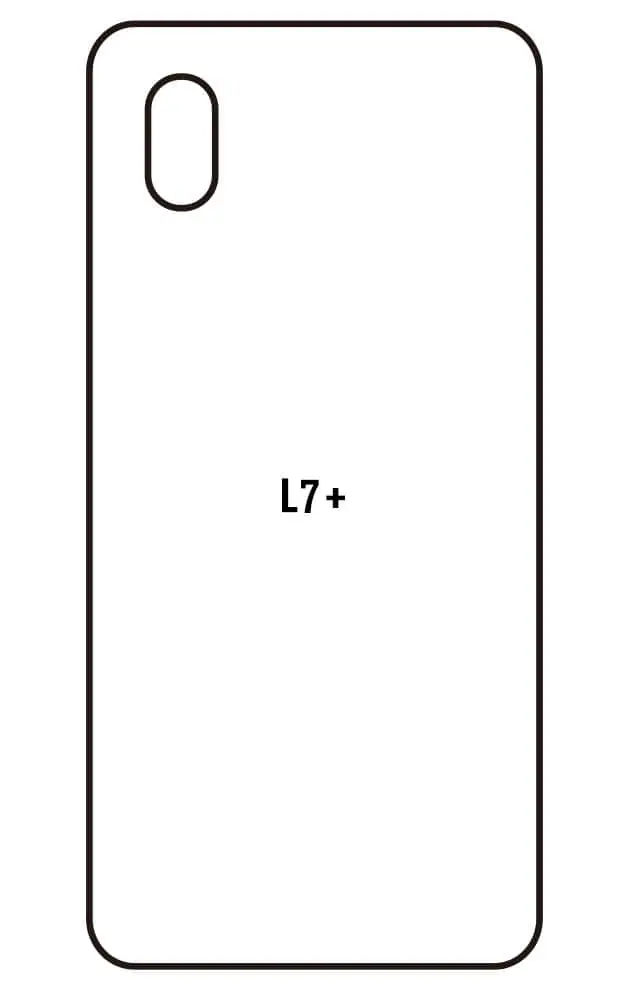 TCL L7+ Zadní Hydrogel ochranná fólie