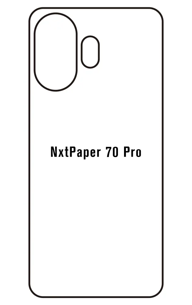 TCL NxtPaper 70 Pro Zadní Hydrogel ochranná fólie