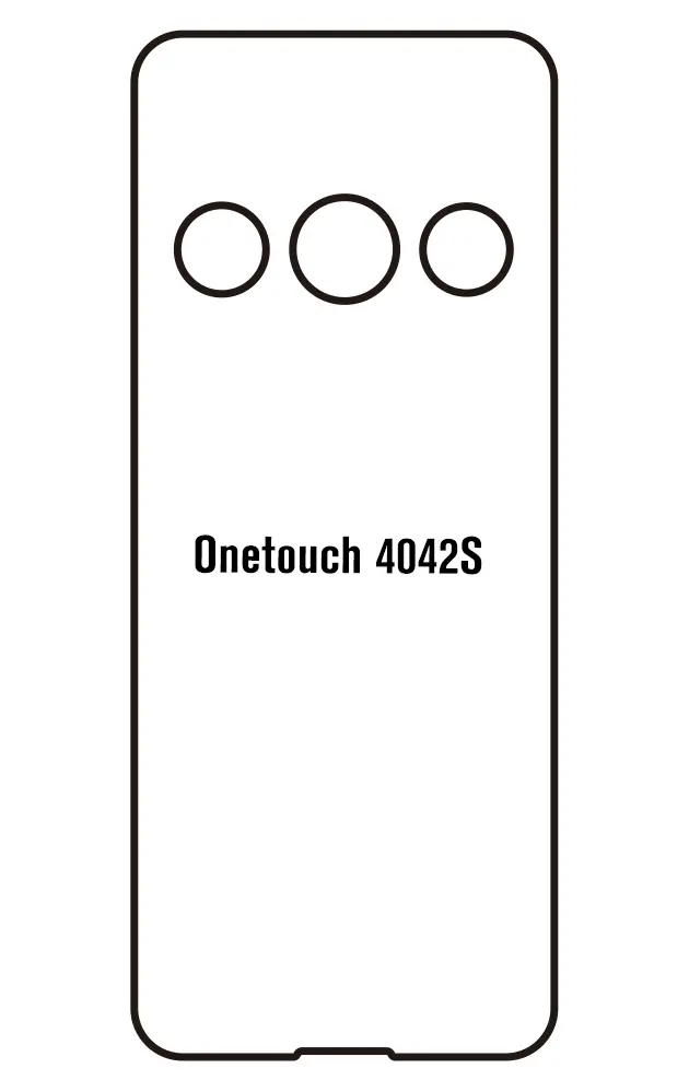 TCL Onetouch 4042S Zadní Hydrogel ochranná fólie