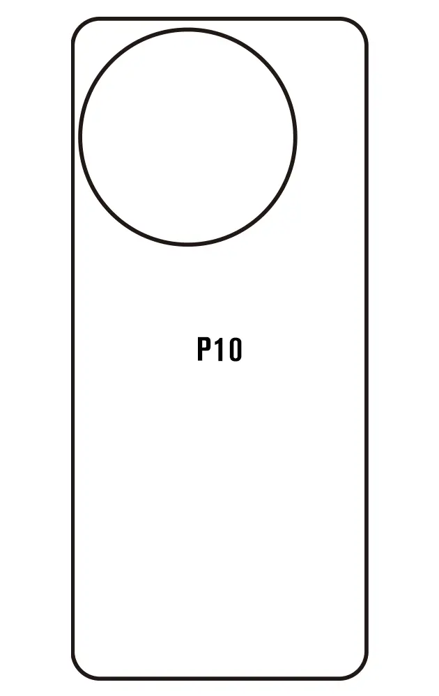 TCL P10 Zadní Hydrogel ochranná fólie