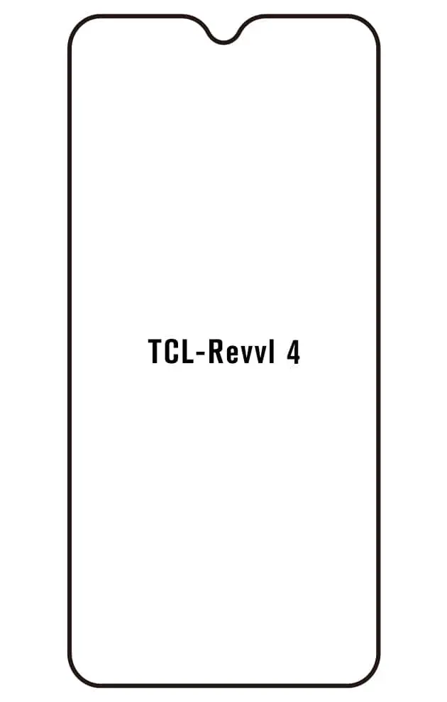 TCL Revvl 4 Přední Hydrogel ochranná fólie