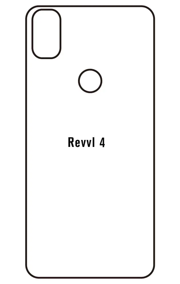 TCL Revvl 4 Zadní Hydrogel ochranná fólie