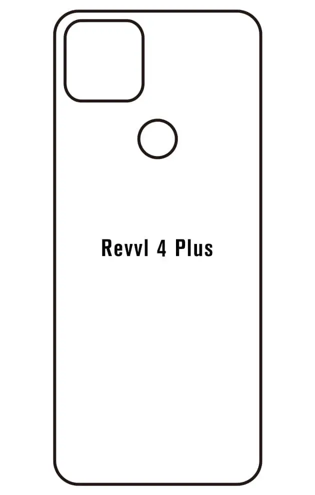 TCL Revvl 4 Plus Zadní Hydrogel ochranná fólie