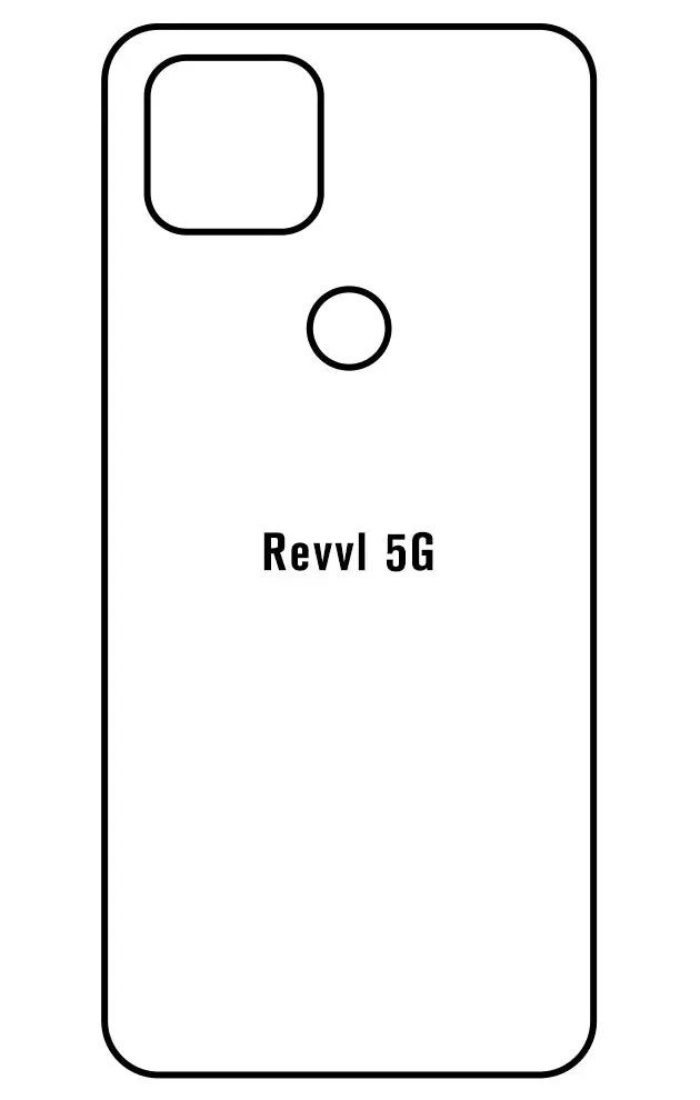 TCL Revvl 5G Zadní Hydrogel ochranná fólie
