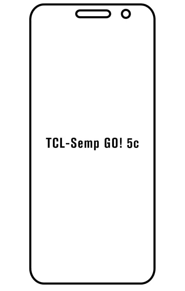 TCL Semp GO! 5c Přední Hydrogel ochranná fólie