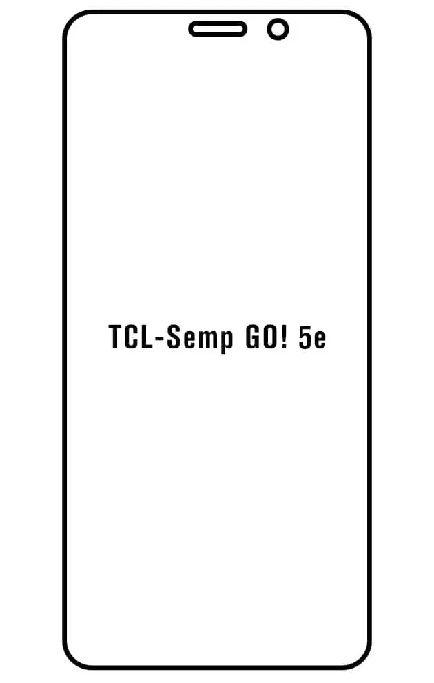 TCL Semp GO! 5e Přední Hydrogel ochranná fólie