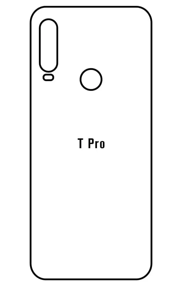 TCL T Pro Zadní Hydrogel ochranná fólie