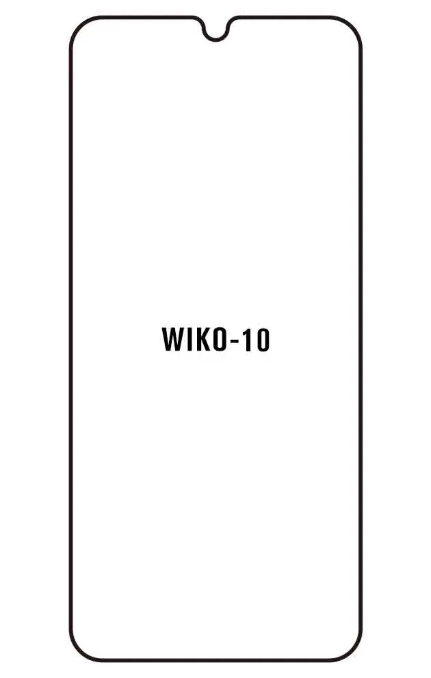 Wiko 10 Přední Hydrogel ochranná fólie