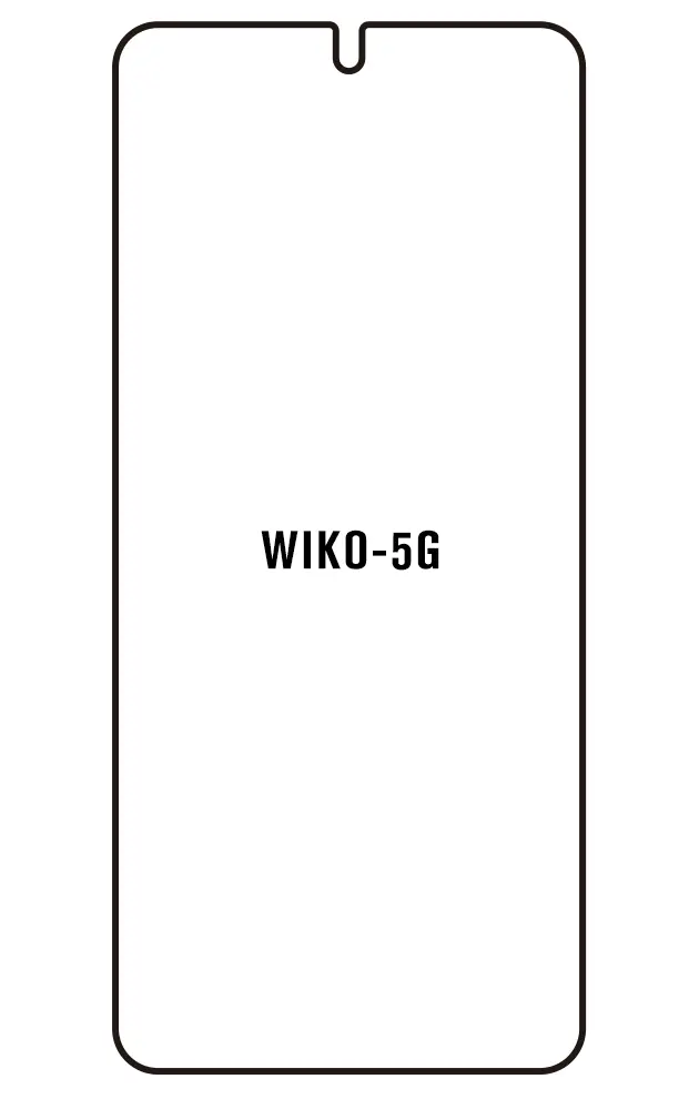 Wiko 5G Přední Hydrogel ochranná fólie