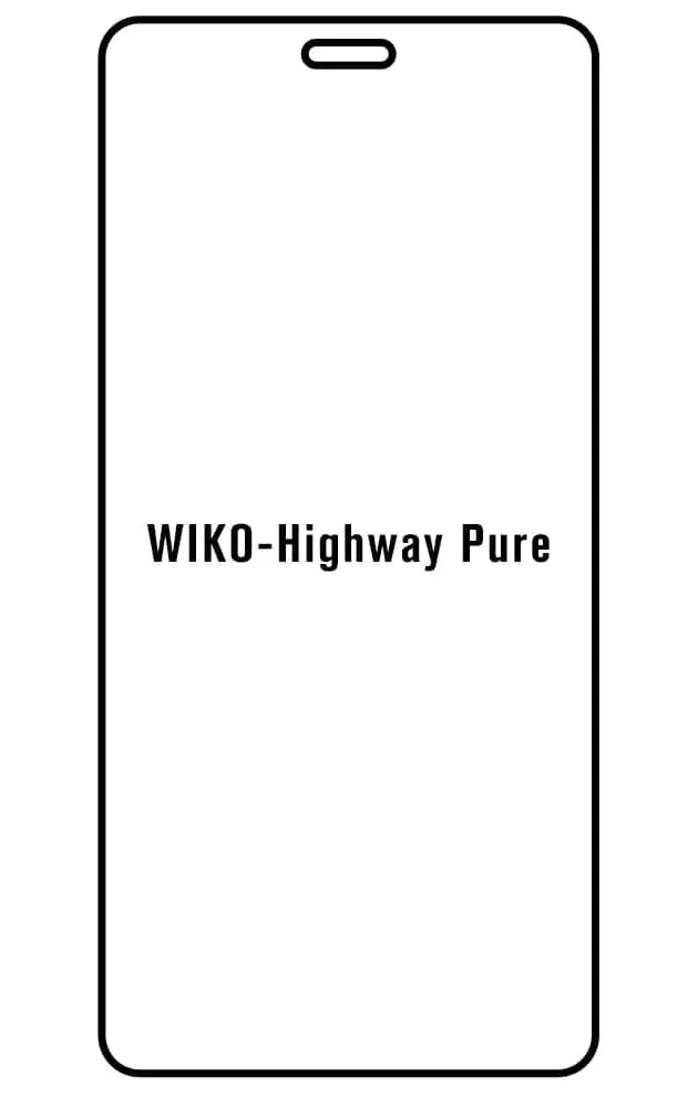 Wiko Highway Pure Přední Hydrogel ochranná fólie