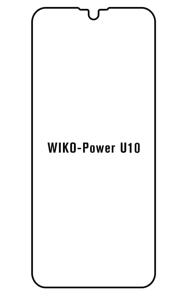Wiko Power U10 Přední Hydrogel ochranná fólie