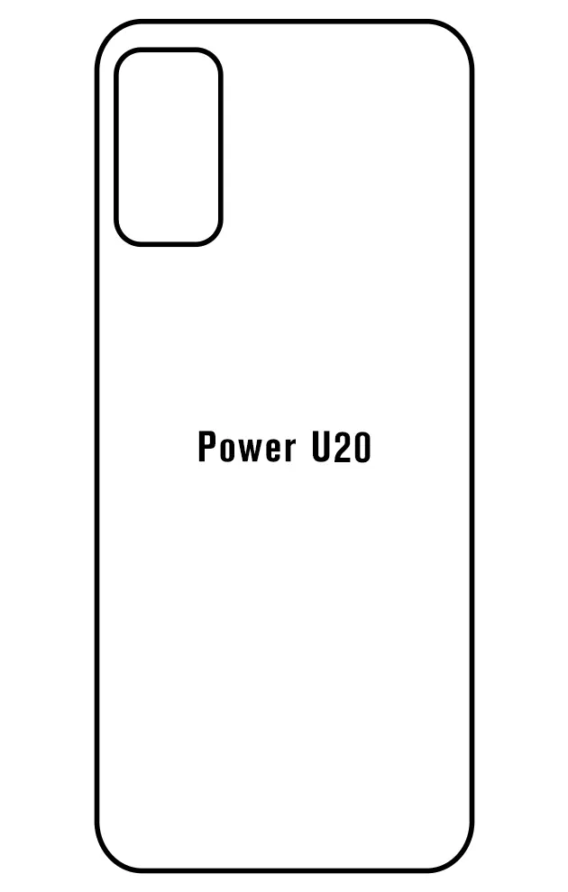 Wiko Power U20 Zadní Hydrogel ochranná fólie