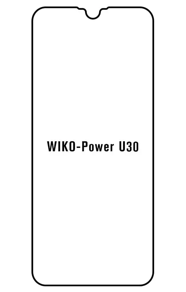 Wiko Power U30 Přední Hydrogel ochranná fólie