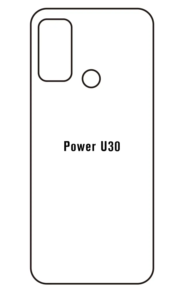 Wiko Power U30 Zadní Hydrogel ochranná fólie