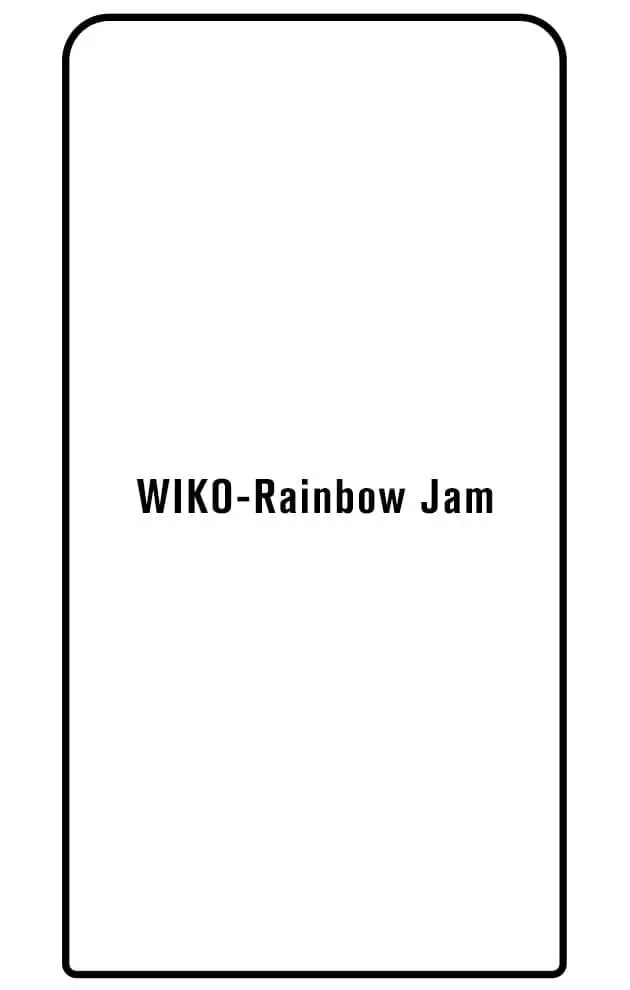 Wiko Rainbow Jam Přední Hydrogel ochranná fólie
