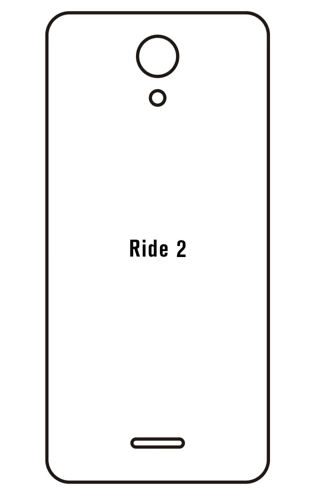Wiko Ride 2 Zadní Hydrogel ochranná fólie