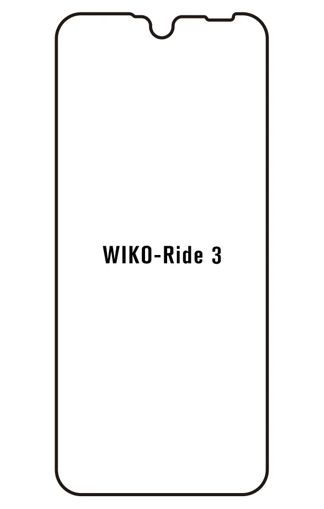 Wiko Ride 3 Přední Hydrogel ochranná fólie